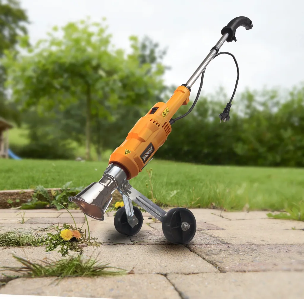 Hot air weed killer + wheel set