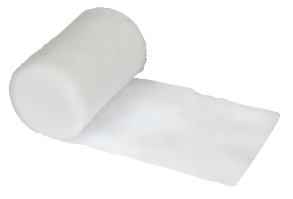 Roll cotton wool, 10 cm x 3 m, 8 pieces