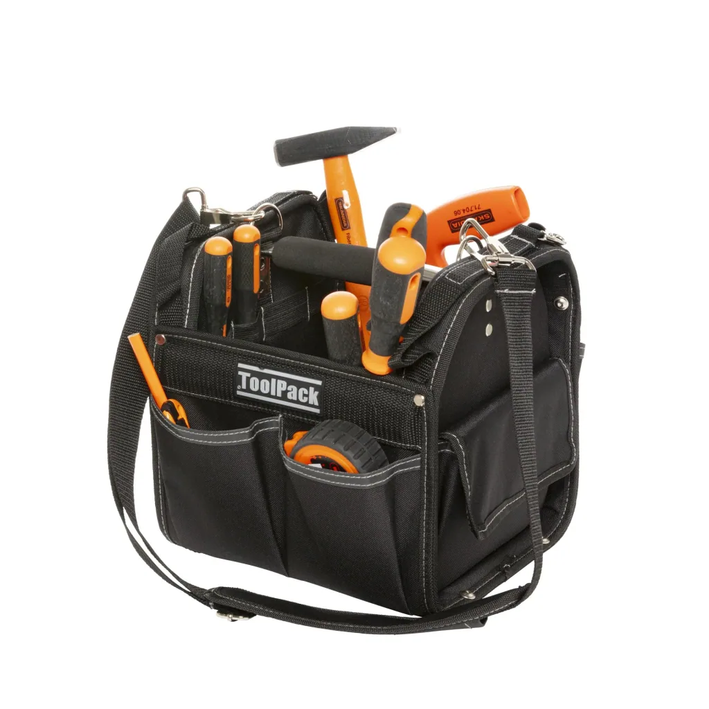 Tool carrying bag compact "Solid", black
