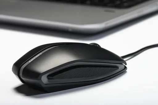 Wired mouse GENTIX 4K black