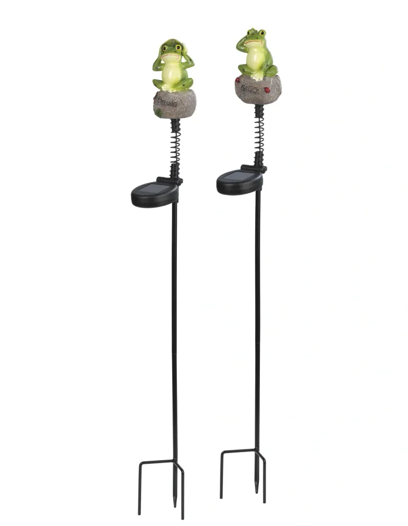 Solar Light Frog - 2 pieces