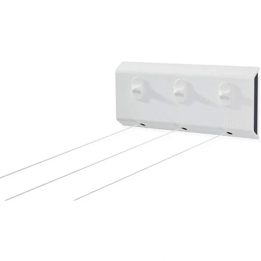 Automatic (wall-mounted) clothesline - 15 meters - Rollfix Triple 150 Longline