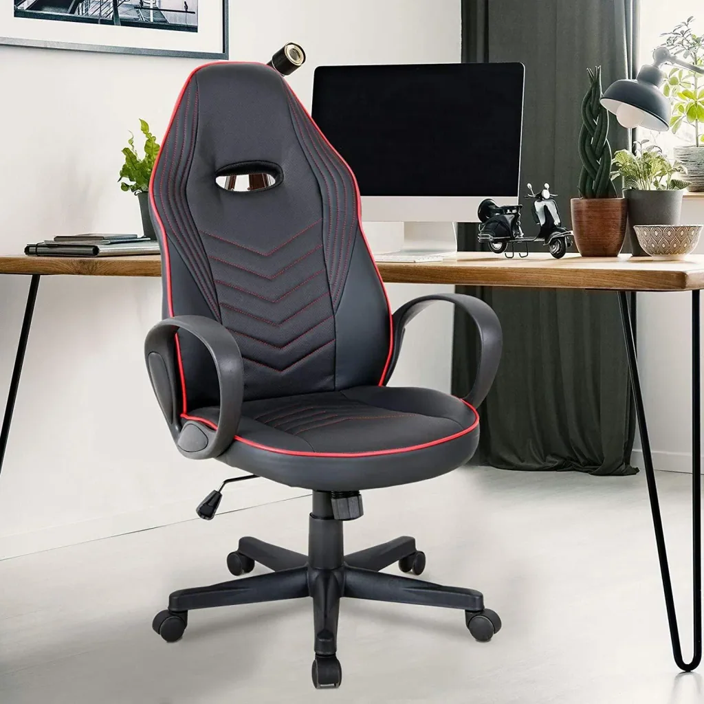 Gaming chair with rocking function