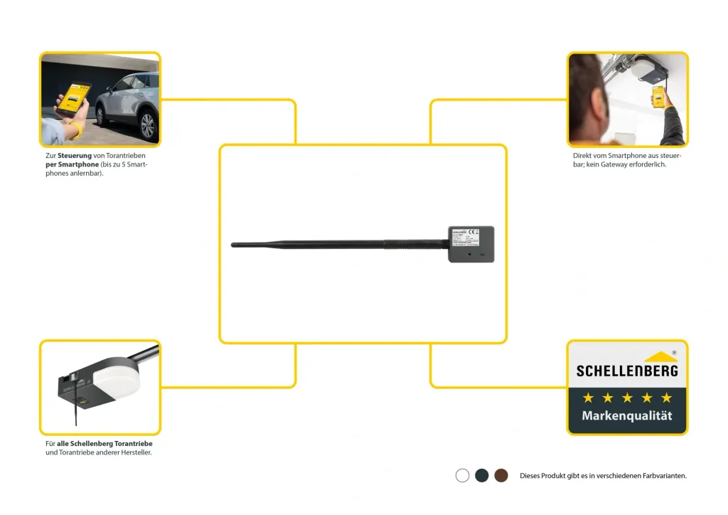 Smartphone Garage Door Opener PLUS with LED