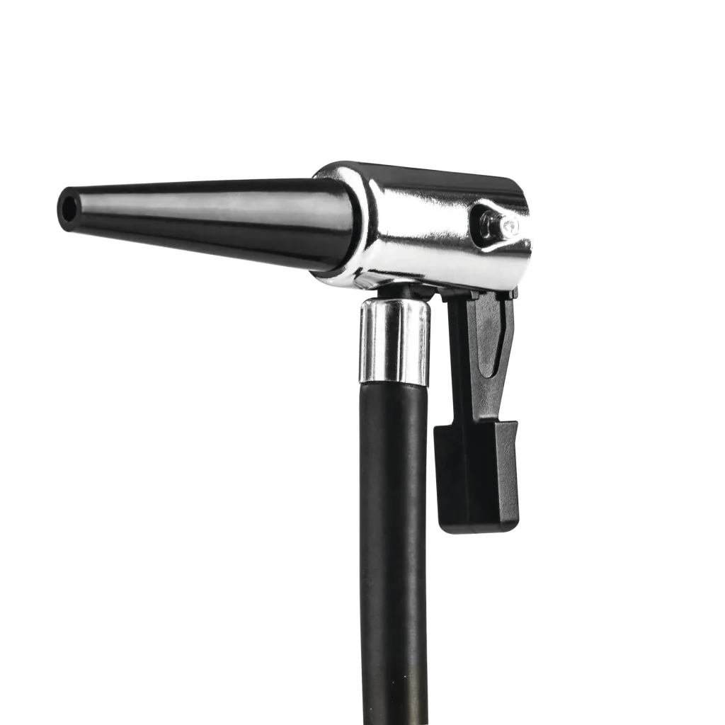 Cordless hand compressor with digital display, 12 volts, black