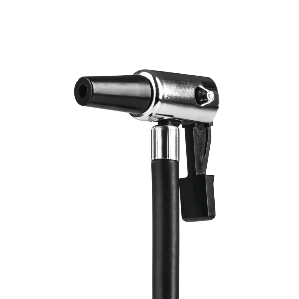 Cordless hand compressor with digital display, 12 volts, black