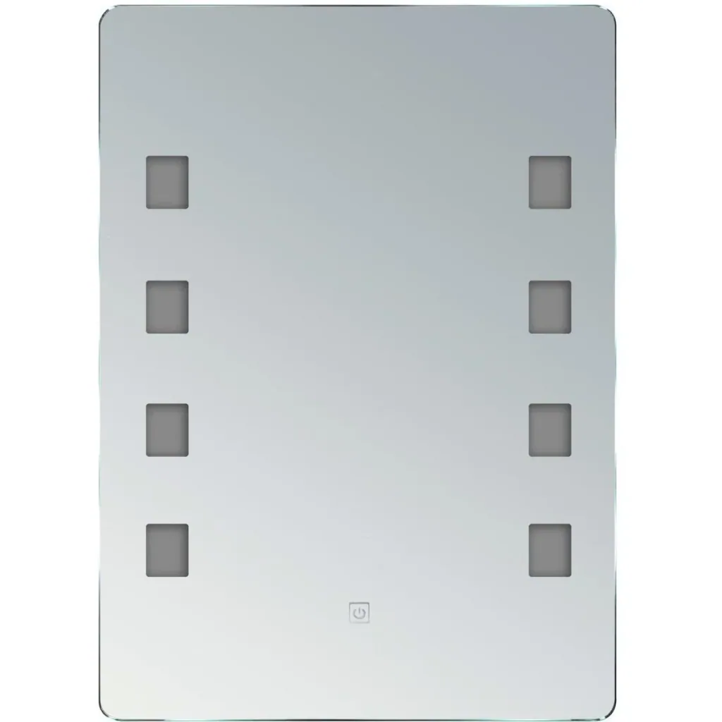 Illuminated mirror bathroom mirror LED mirror wall mirror 50 x 70 x 4cm