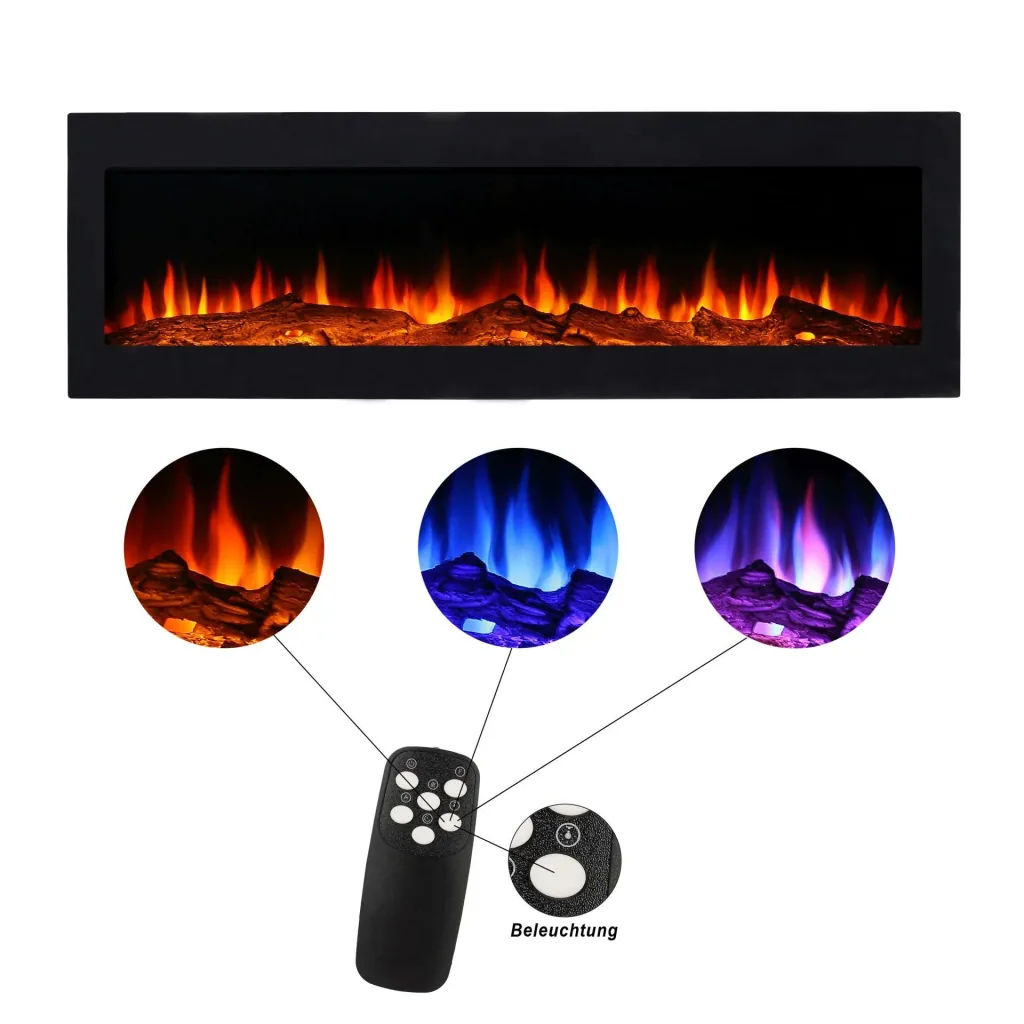 Electric fireplace "Lausanne" with remote control