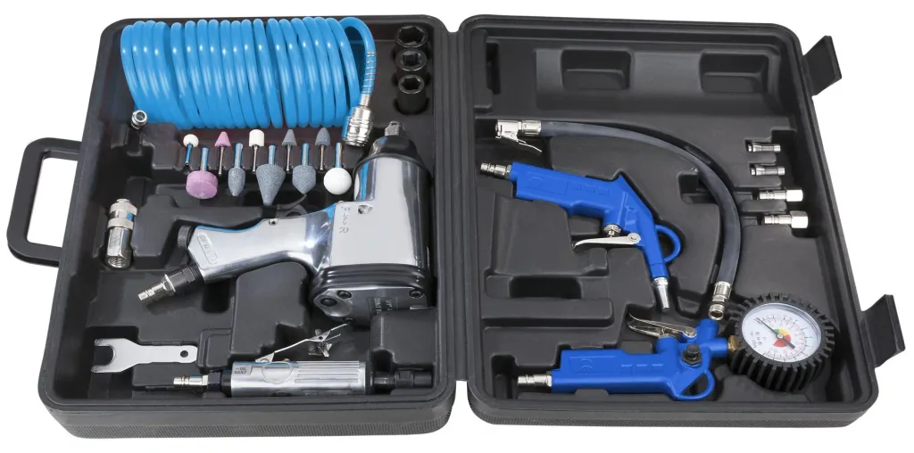 Pneumatic tool combo set - 27 pieces
