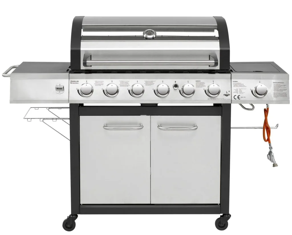 Stainless steel gas grill "Long Beach"