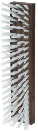 Replacement brush for back scrubbing brush