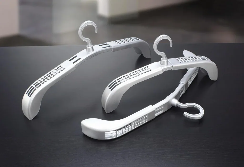 Extendable coat hanger, set of 6, extendable 37.5 - 51.5 x 4 cm