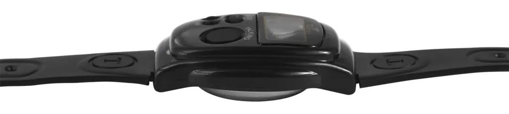 Talking digital watch with alarm and silicone strap