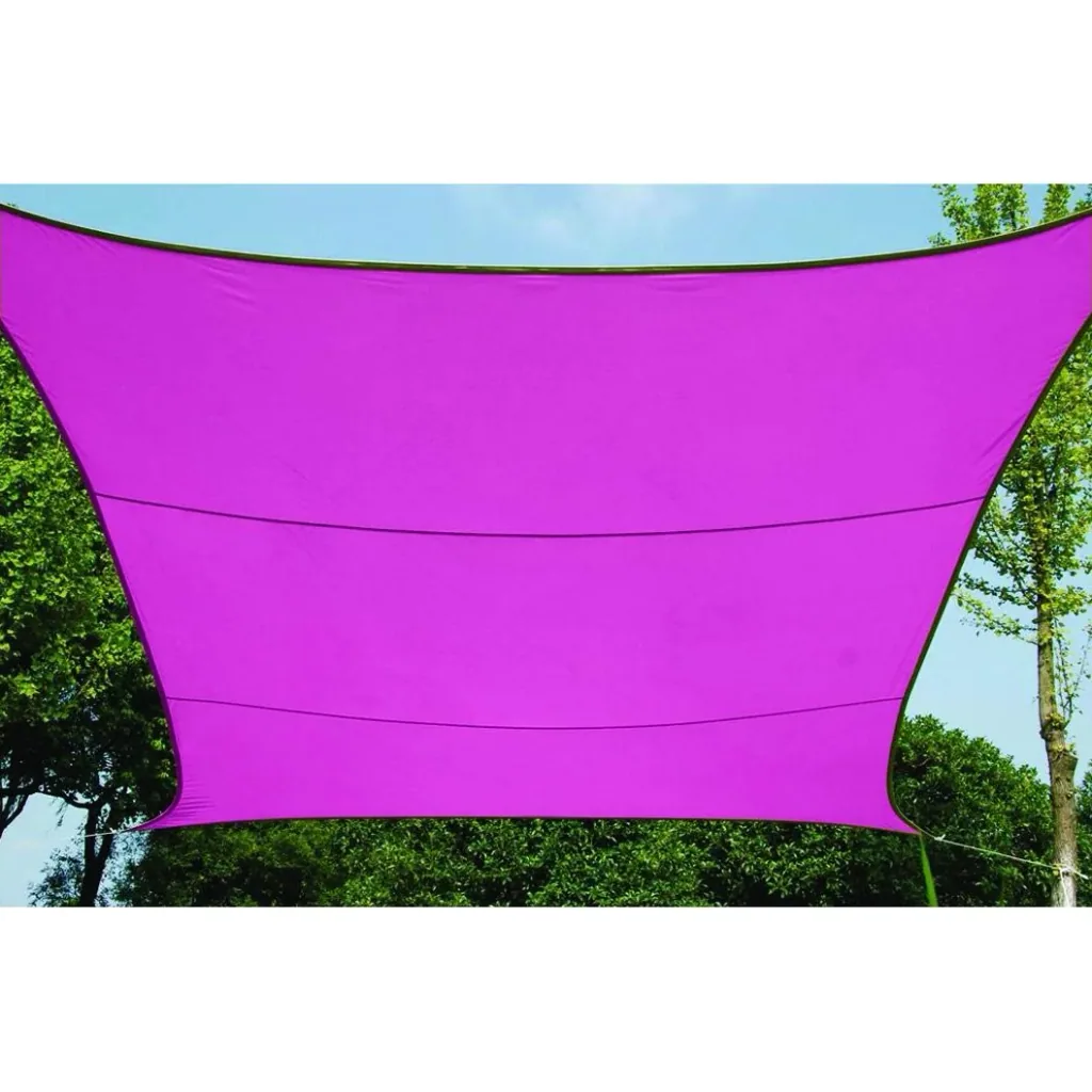 Sun sail - rectangular - 2 x 3 m - fuchsia