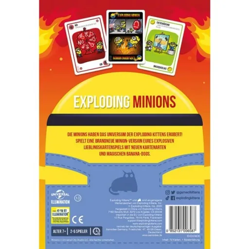 Board game Exploding Minions