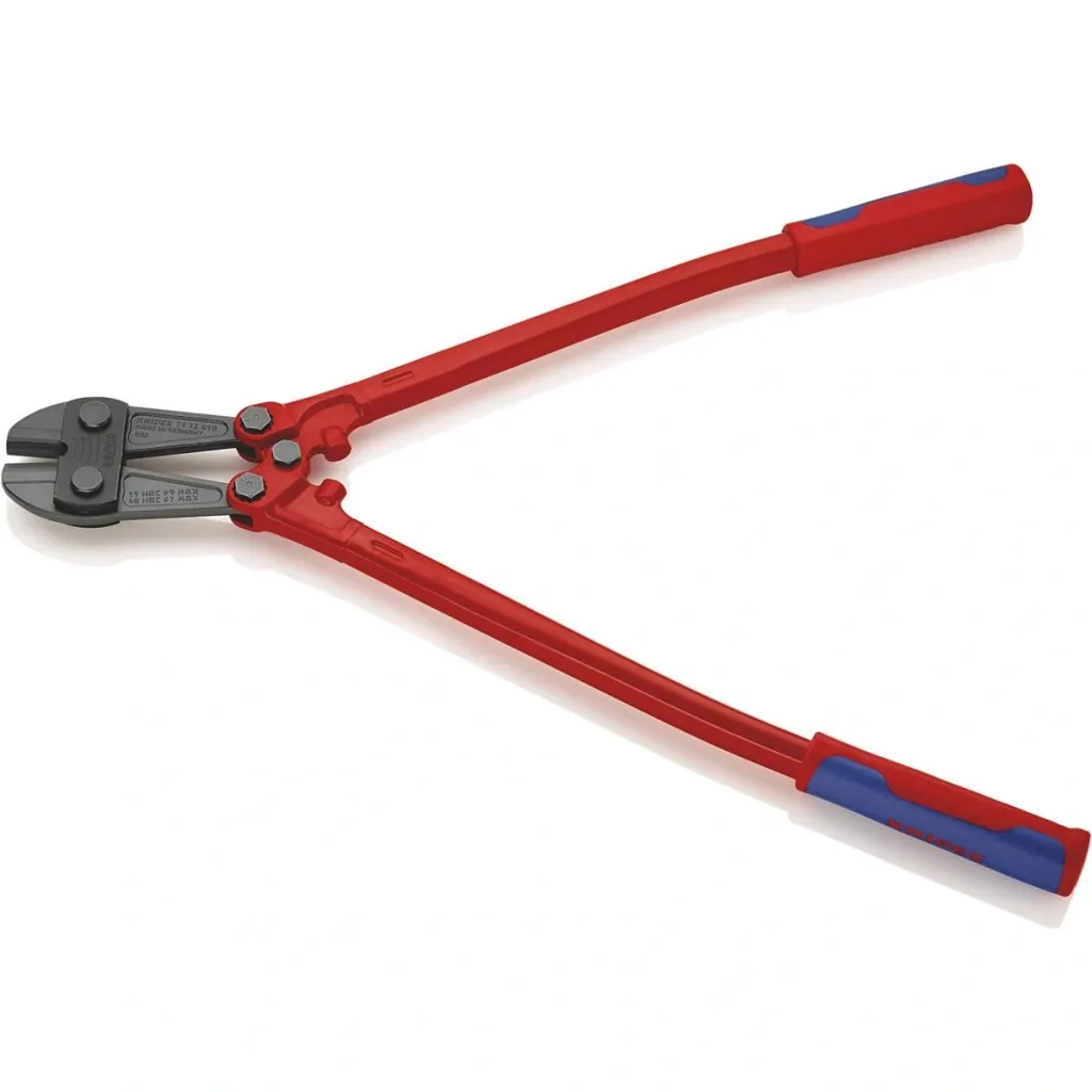 Bolt cutters with multi-component sleeves grey atramentized 610 mm tip cutter