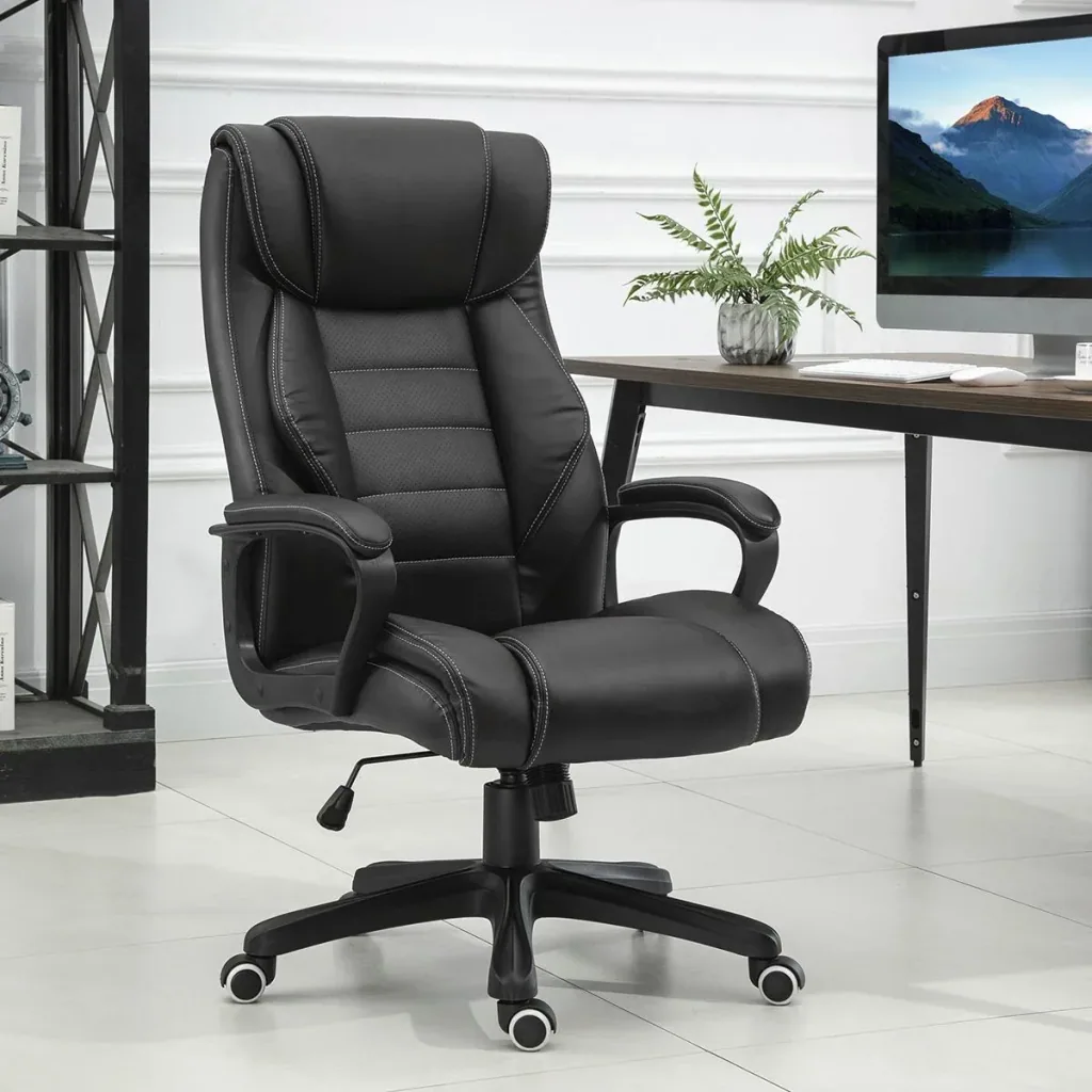 Office chair with massage, height-adjustable executive chair, ergonomic swivel chair, gaming chair, computer chair, massage chair 6 V