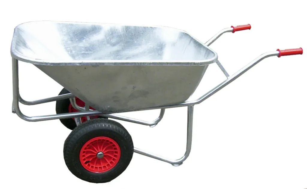 Large wheelbarrow "Farmer II", 200 liters, 2 pneumatic wheels