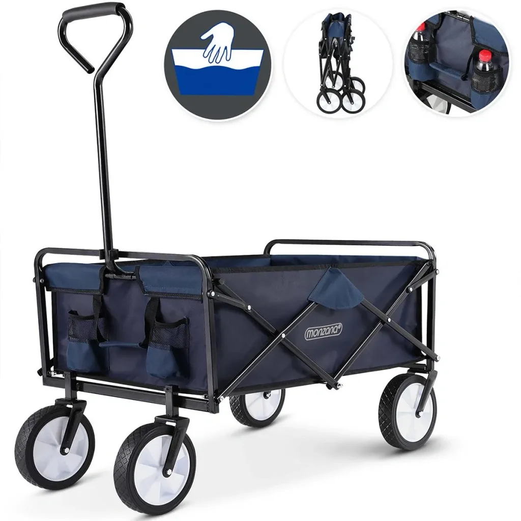 Bolderwagen dark blue foldable