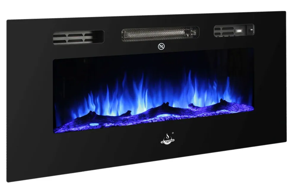 Electric fireplace "Bern" 100 cm wall mounting