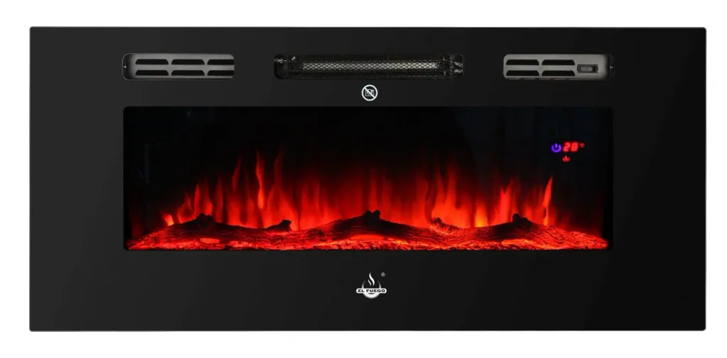 Electric fireplace "Bern" 100 cm wall mounting