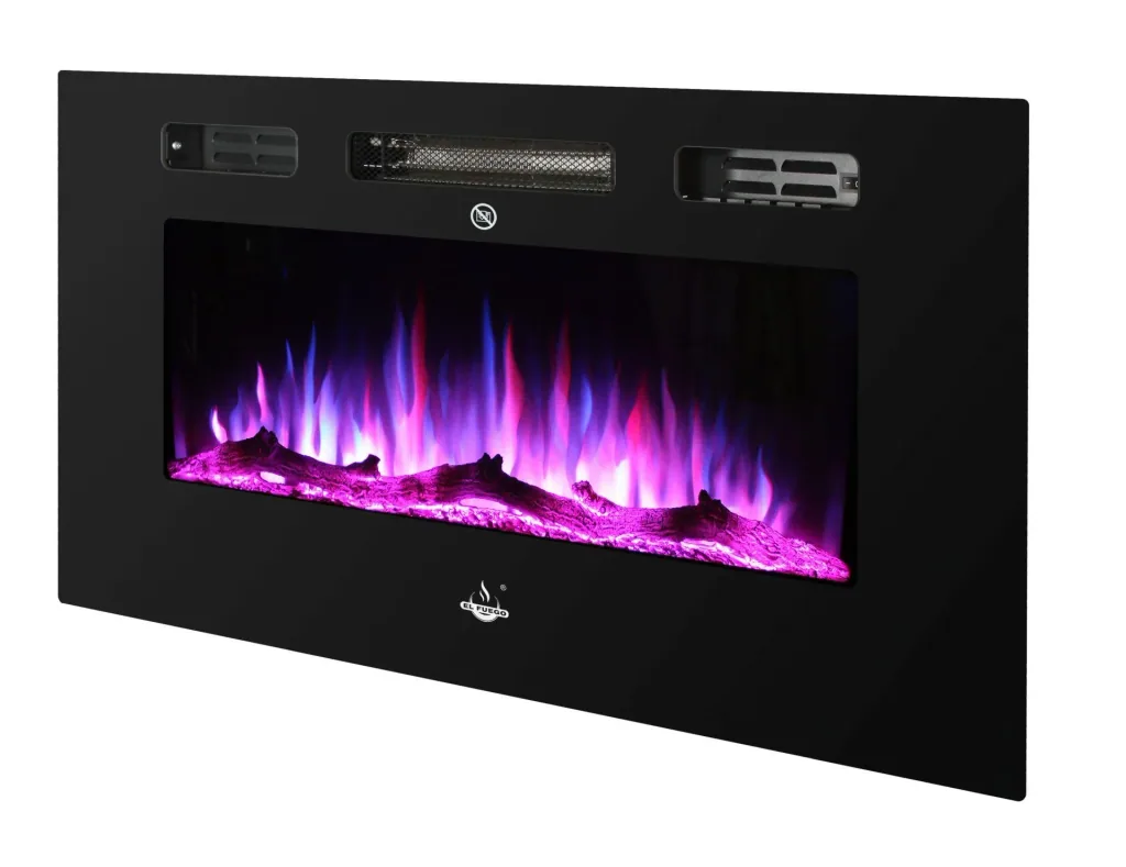 Electric fireplace "Bern" 100 cm wall mounting