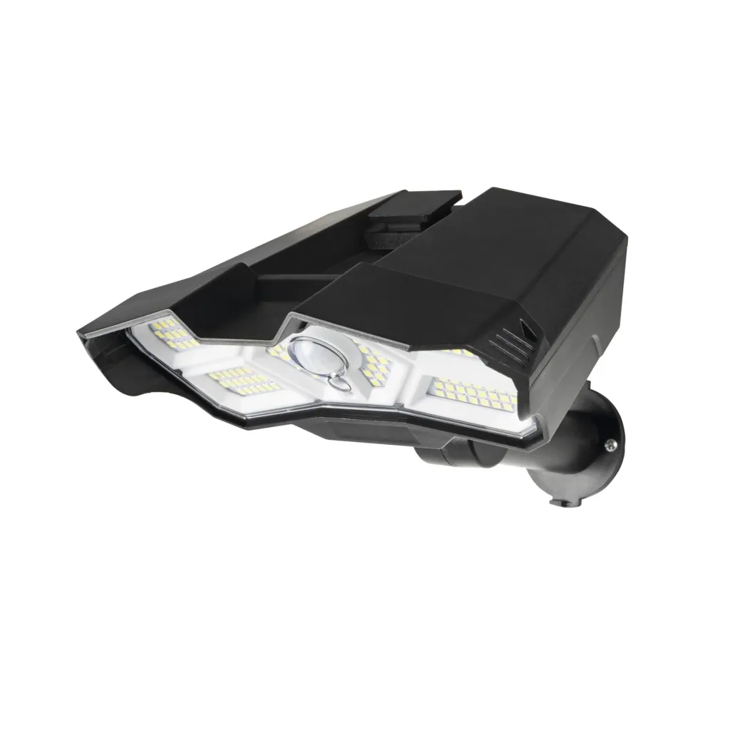 LED solar spotlight with motion detector, 400 lumens