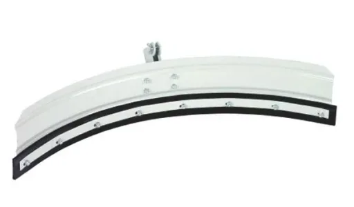 Rubber blade for manure and slurry scraper