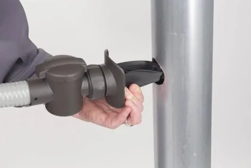 Downpipe filter "Speedy", grey - rain collector installed in 5 minutes
