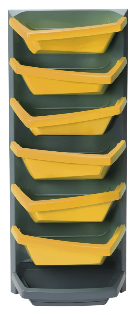 Planting system construction element "Vertical Garden", color saffron