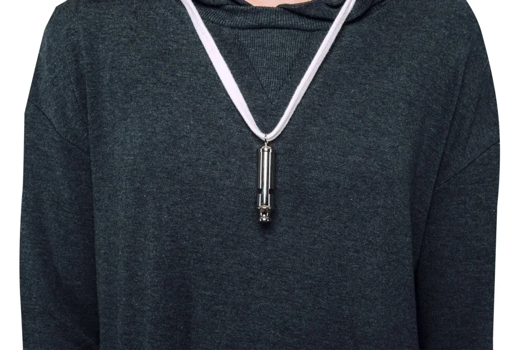 Metal signal whistle