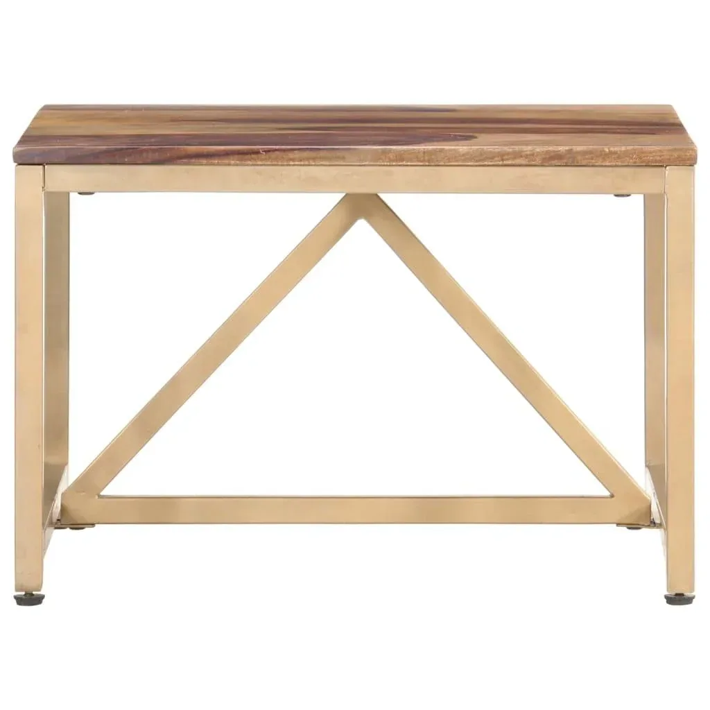 Side table 60x60x40 cm solid Sheesham wood