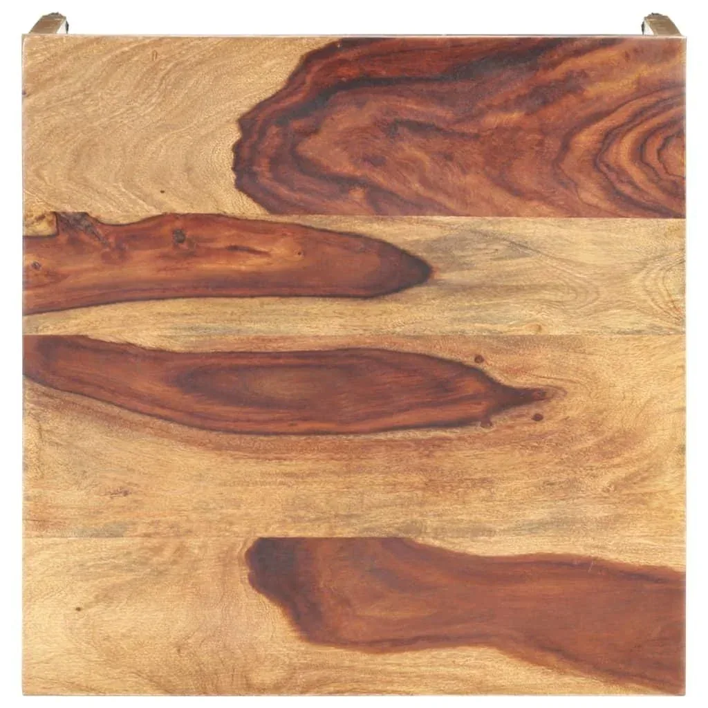 Side table 60x60x40 cm solid Sheesham wood