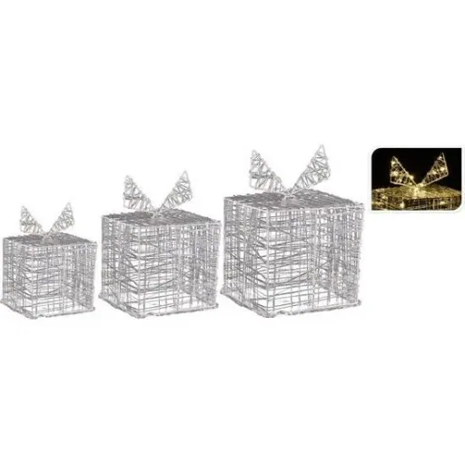 Christmas lights gift box 90 LED 3 pieces in different sizes