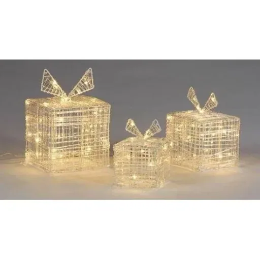 Christmas lights gift box 90 LED 3 pieces in different sizes