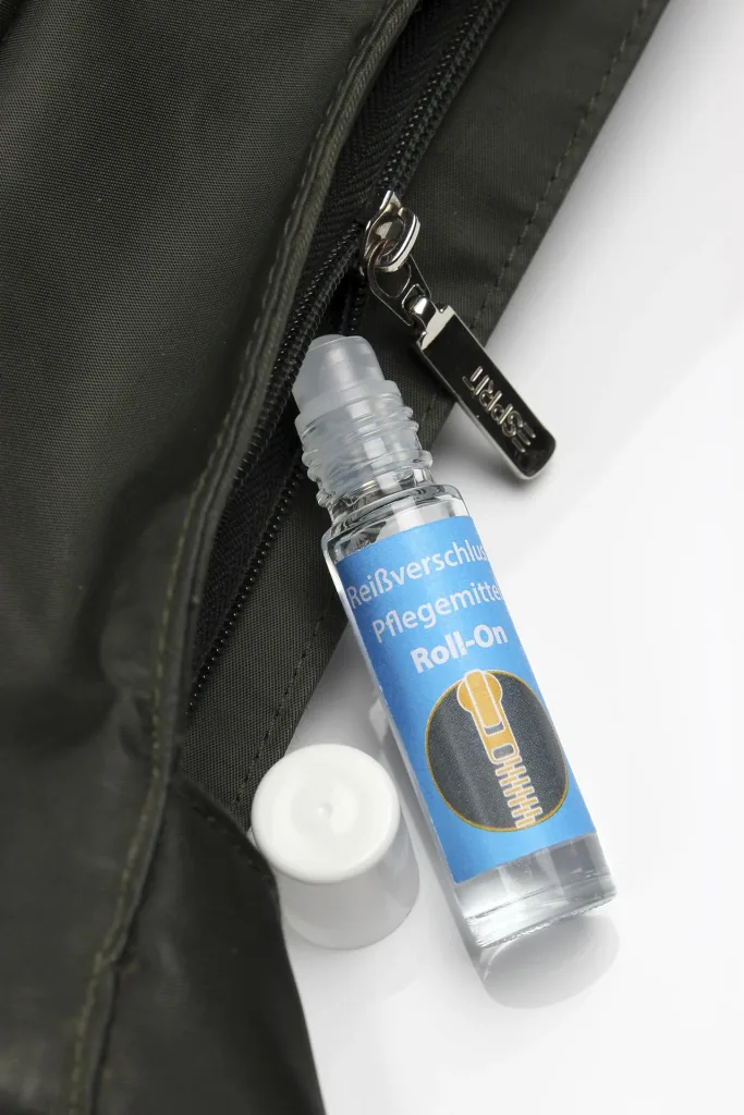 Zipper gripper & zipper care product roll-on set