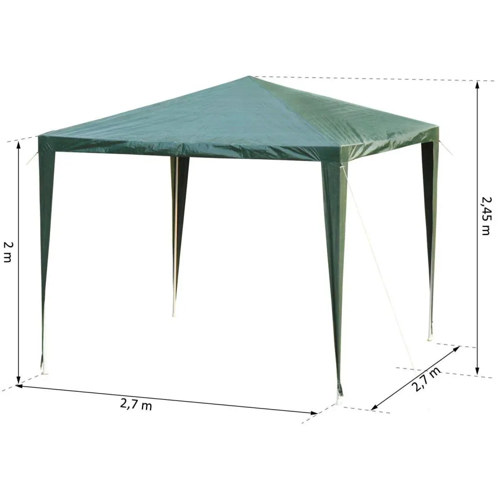 Garden pavilion with click system
