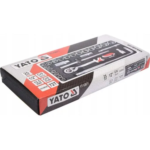 YATO set of hexagon keys and accessories - 25 pieces