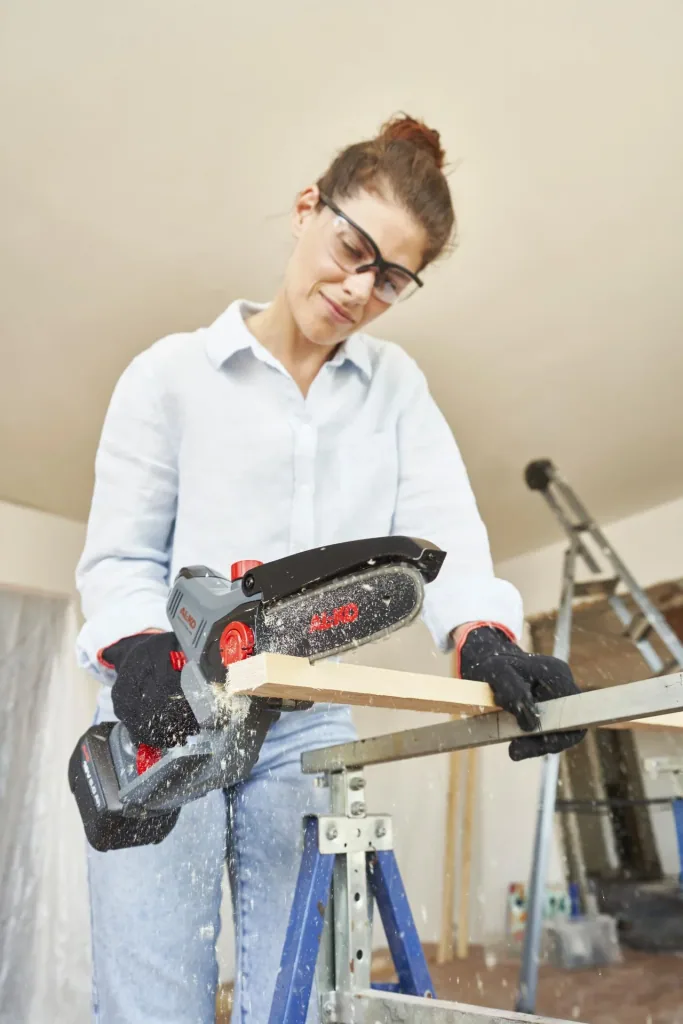 Cordless mini chainsaw CSM 1815 including 1 battery and charger, 18 V BOSCH HOME AND GARDEN COMPATIBLE