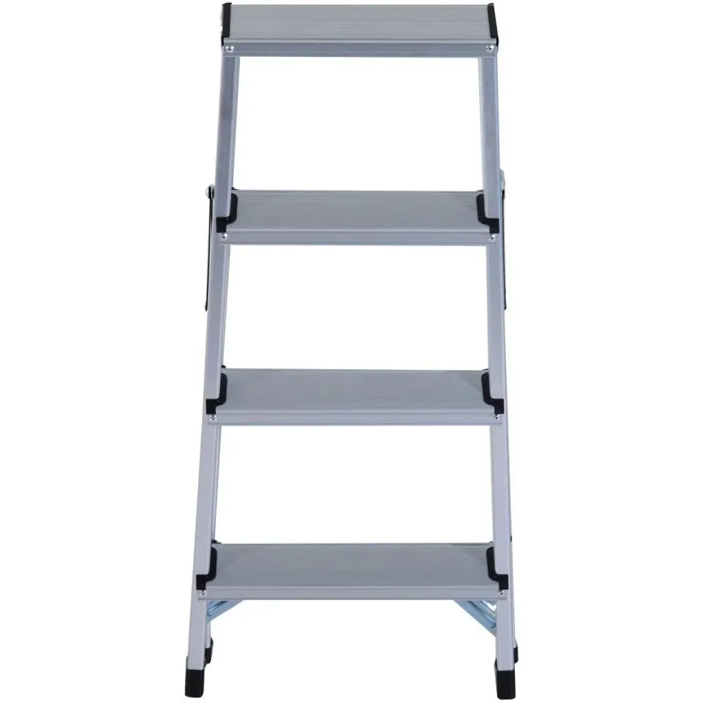 Stepladder aluminum ladder folding step 4 steps