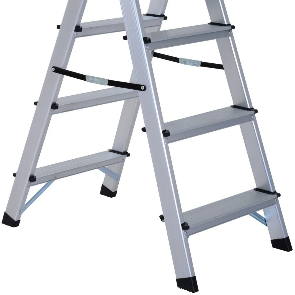 Stepladder aluminum ladder folding step 4 steps