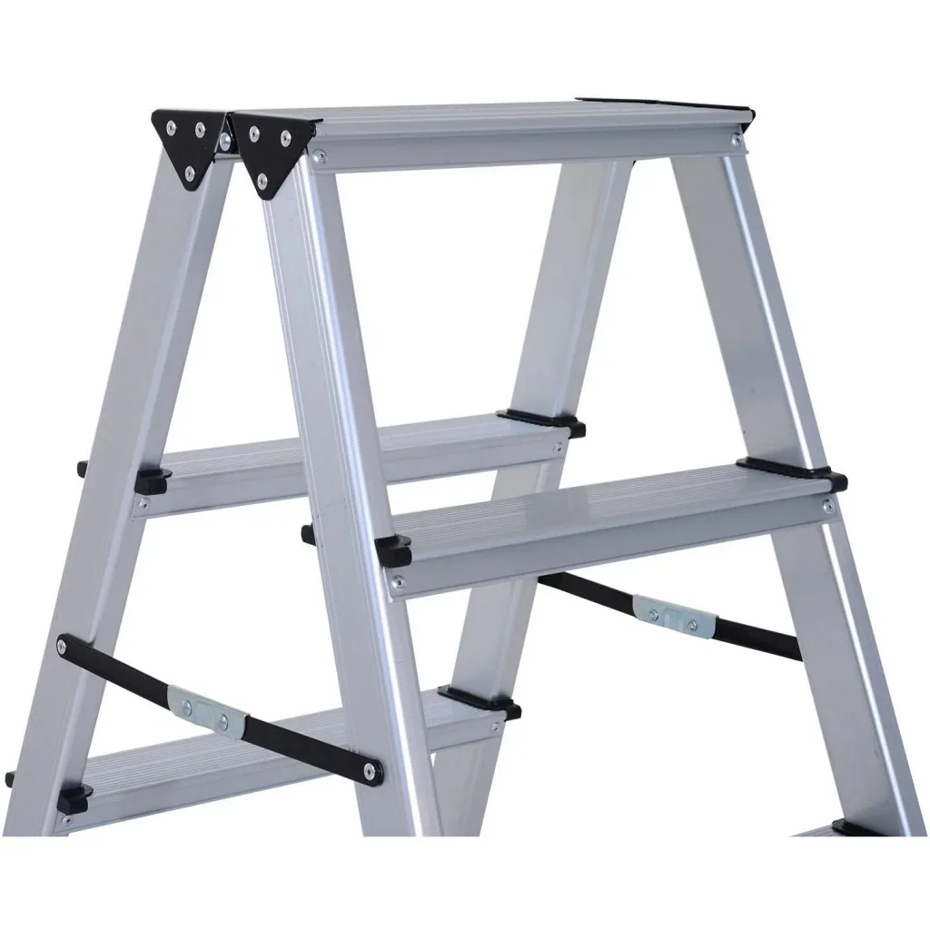 Stepladder aluminum ladder folding step 4 steps