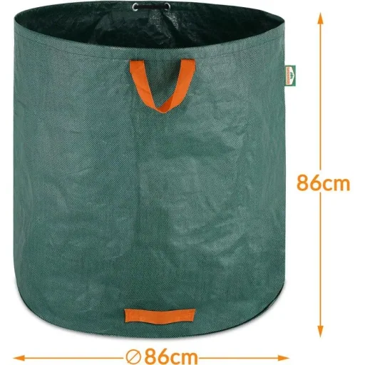 Garden bag, set of 2 green bags - 500 liters
