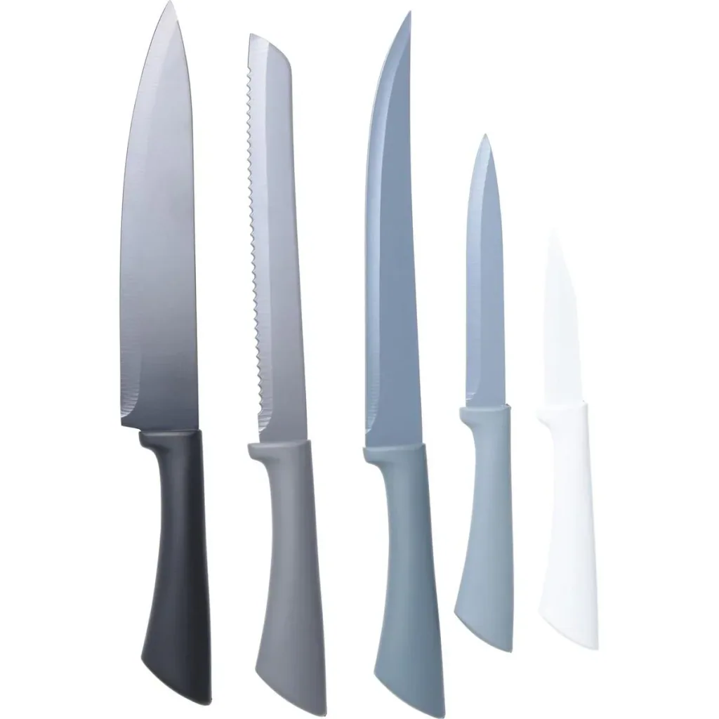 Knife set with knife block - modern