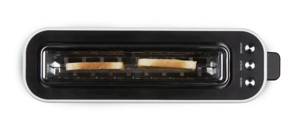 Toaster "DO962T", cool-touch housing, white, 980 watts