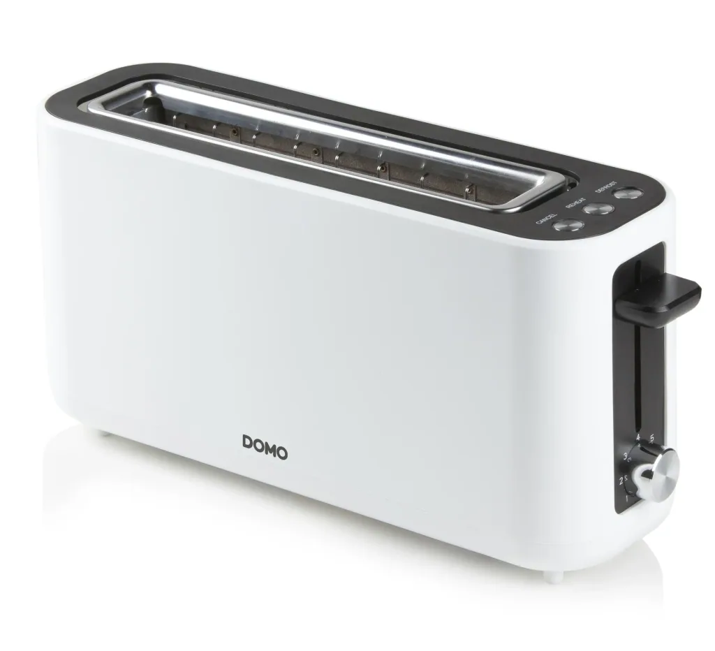 Toaster "DO962T", cool-touch housing, white, 980 watts