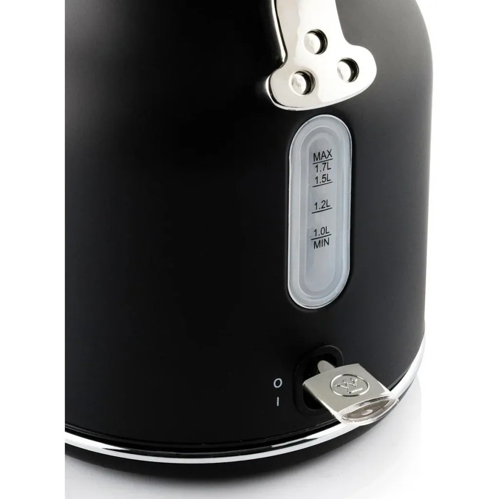 Retro Kettle - 1.7 Liters - Black