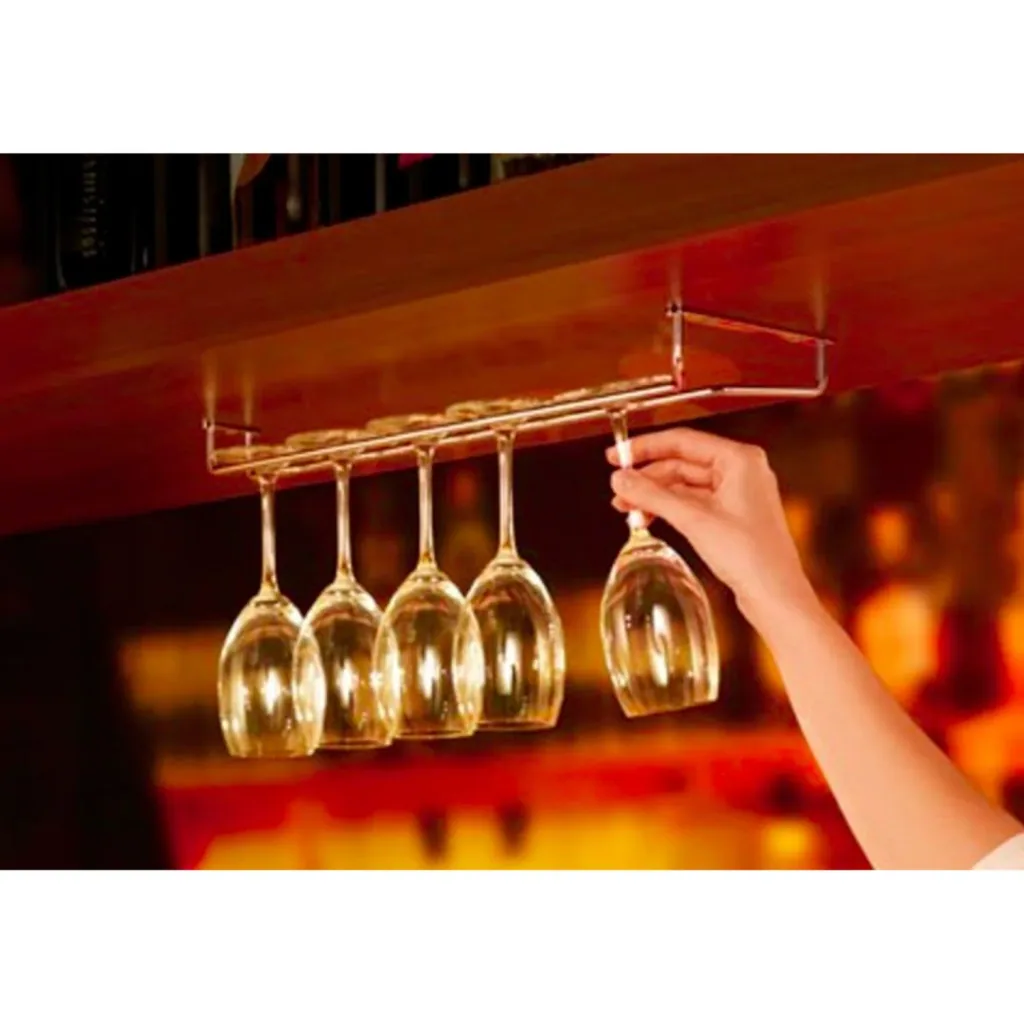 Glass holder chrome 415x145mm