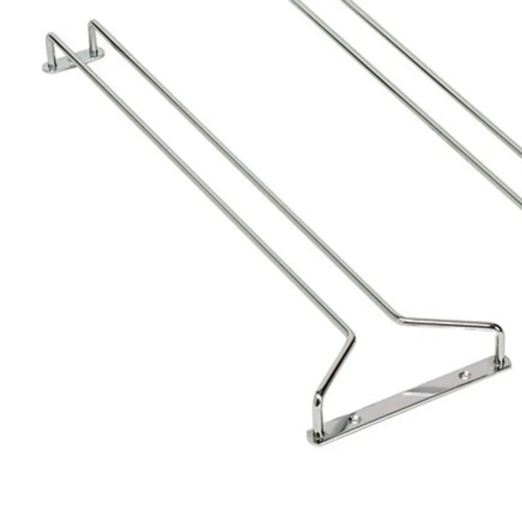 Glass holder chrome 415x145mm