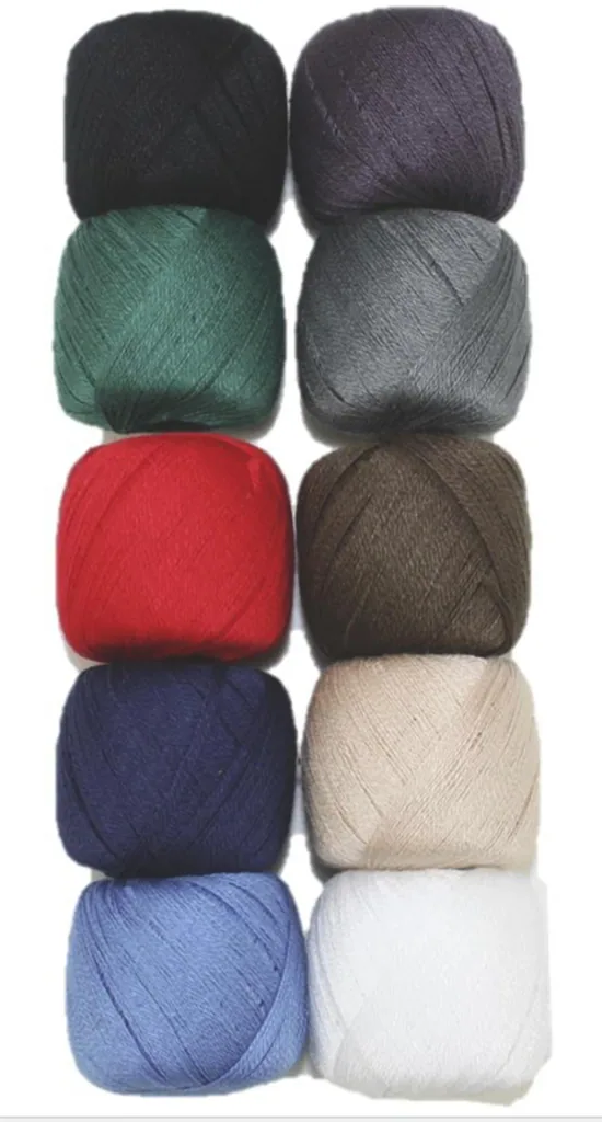 8-ply 20m darning twist, set of 10